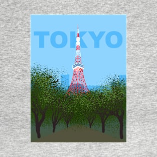 Tokyo Tower (Day, TOKYO) T-Shirt